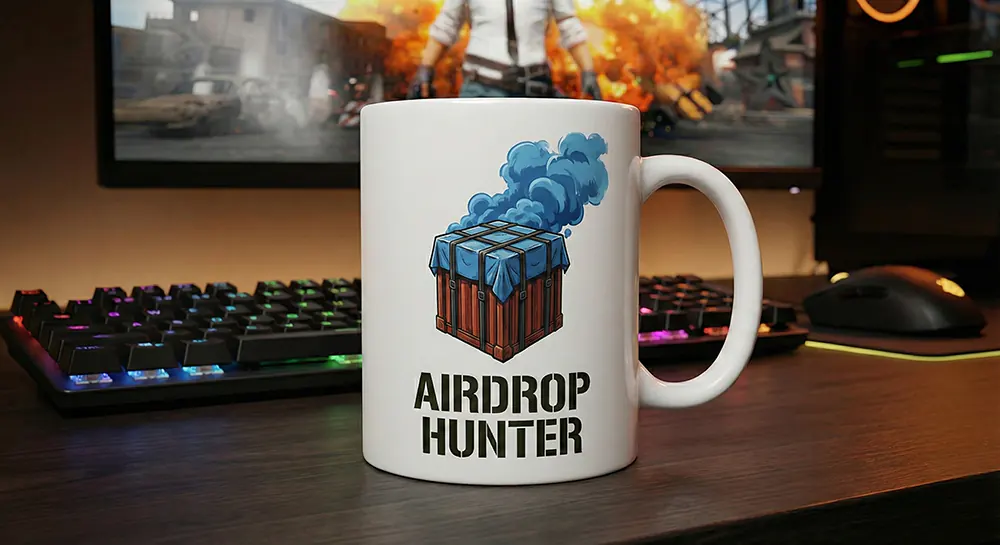 ۱۰ ایده خفن چاپ روی ماگ برای پابجیبازهای حرفهای 5 ماگ ایر دراپ