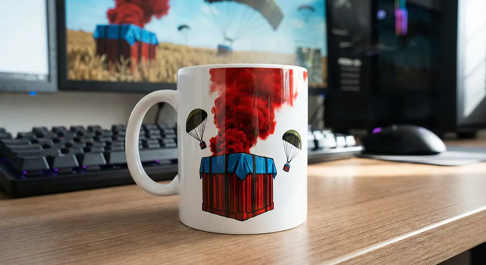 ۱۰ ایده خفن چاپ روی ماگ برای پابجیبازهای حرفهای 6 ماگ ایر دراپ